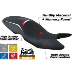 Rivestimento sella compatibile - BMW F 800 GT 2012-2016 - mod Tallin Comfort System