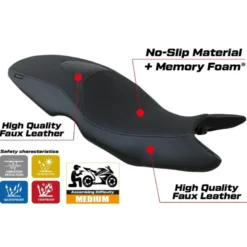 Rivestimento sella compatibile - BMW F 800 GT 2012-2016 - mod Tallin Comfort System