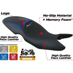 Rivestimento sella compatibile - BMW F 800 GT 2012-2016 - mod Tallin Comfort System