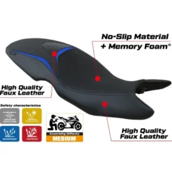 Rivestimento sella compatibile - BMW F 800 GT 2012-2016 - mod Tallin Comfort System