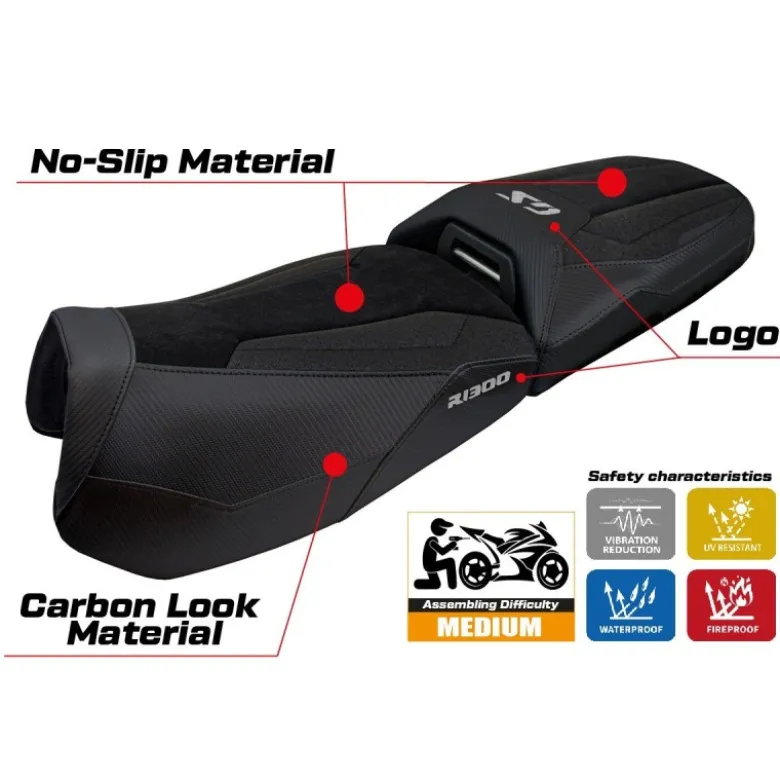Rivestimento sella compatibile - BMW R 1300 GS Adventure 2024-2025 - mod Haisyn Ultragrip