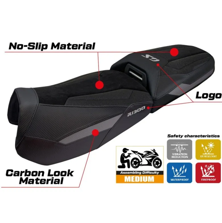 Rivestimento sella compatibile - BMW R 1300 GS Adventure 2024-2025 - mod Haisyn Ultragrip