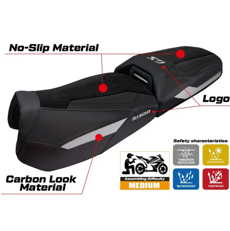 Rivestimento sella compatibile - BMW R 1300 GS Adventure 2024-2025 - mod Haisyn Ultragrip