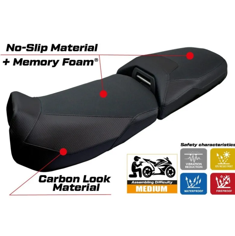 Rivestimento sella compatibile - BMW R 1300 GS Adventure 2024-2025 - mod Ulma Comfort System