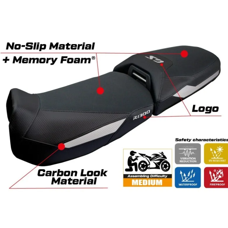 Rivestimento sella compatibile - BMW R 1300 GS Adventure 2024-2025 - mod Ulma Comfort System