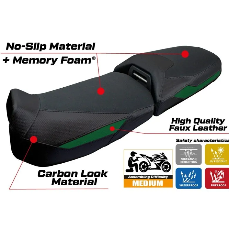 Rivestimento sella compatibile - BMW R 1300 GS Adventure 2024-2025 - mod Ulma Comfort System