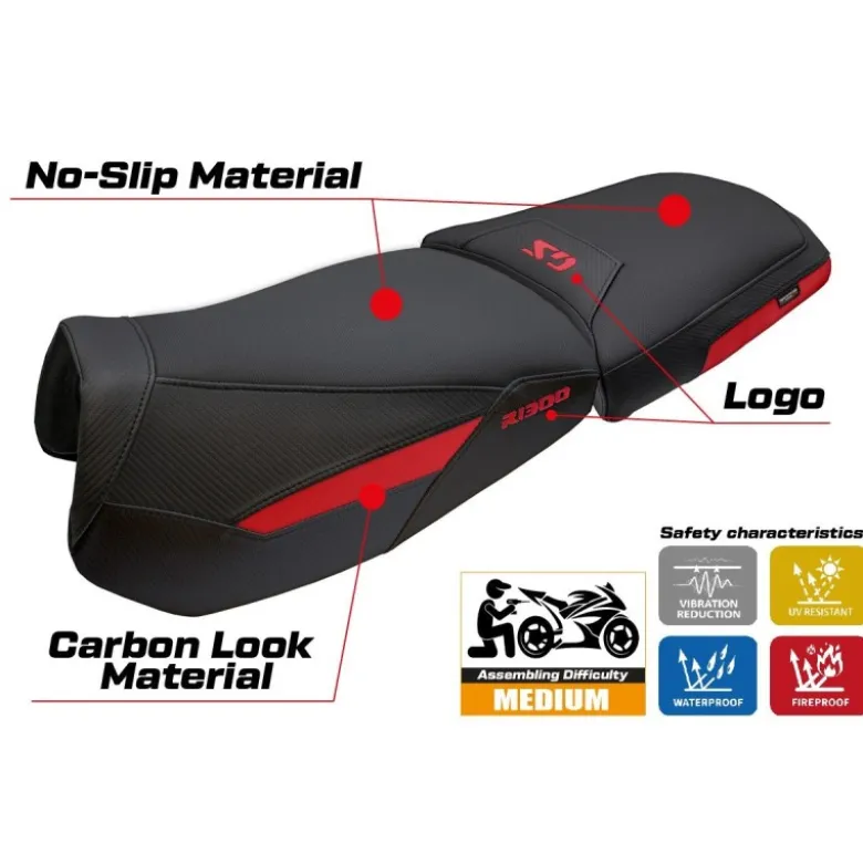 Rivestimento sella compatibile - BMW R 1300 GS Adventure Trophy 2024-2025 - mod Bear