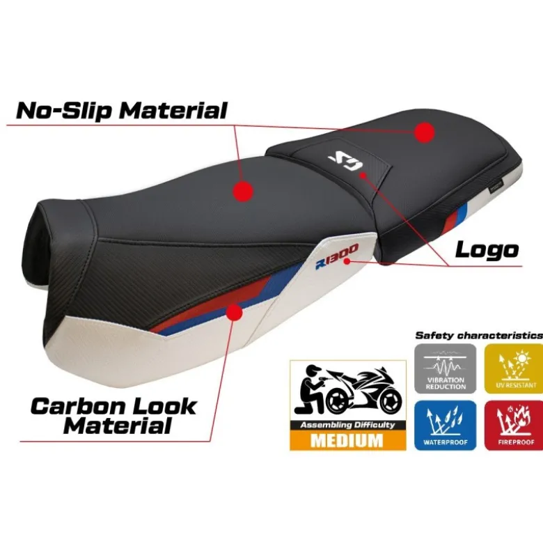 Rivestimento sella compatibile - BMW R 1300 GS Adventure Trophy 2024-2025 - mod Bear