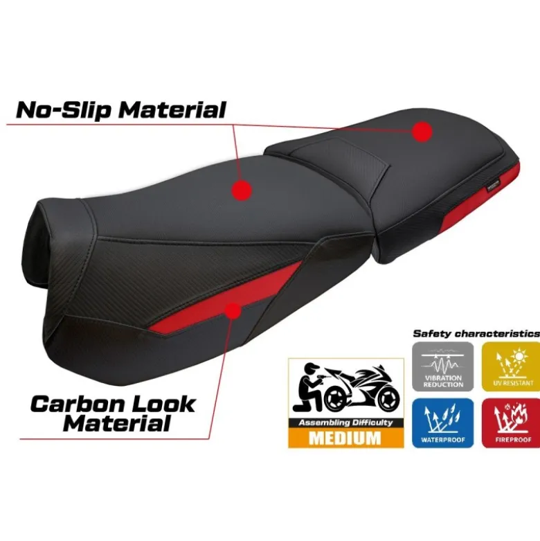 Rivestimento sella compatibile - BMW R 1300 GS Adventure Trophy 2024-2025 - mod Bear
