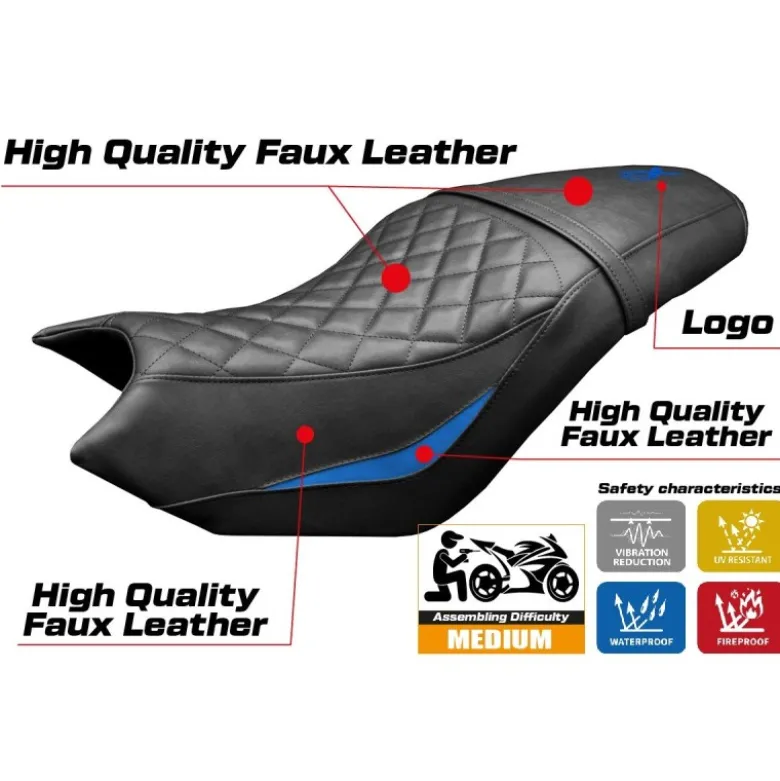 Rivestimento sella compatibile - CF Moto 700 CL-X 2021-2025 - mod Bafia