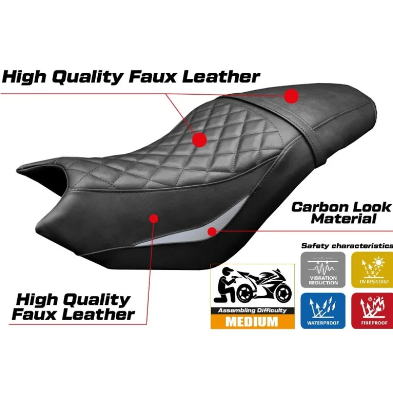 Rivestimento sella compatibile - CF Moto 700 CL-X 2021-2025 - mod Bafia
