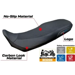 Rivestimento sella compatibile - CF Moto 800 MT-X 2025 - mod Poulx Ultragrip