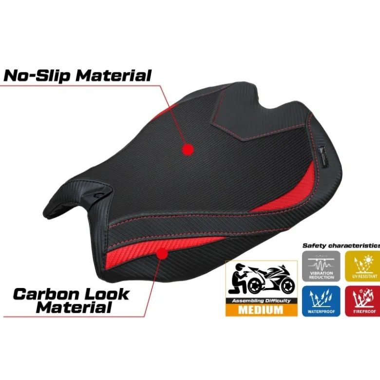 Rivestimento sella compatibile - Ducati Panigale V4 2025 - mod Argenta