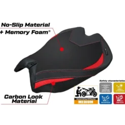 Rivestimento sella compatibile - Ducati Panigale V4 2025 - mod Argenta Comfort System