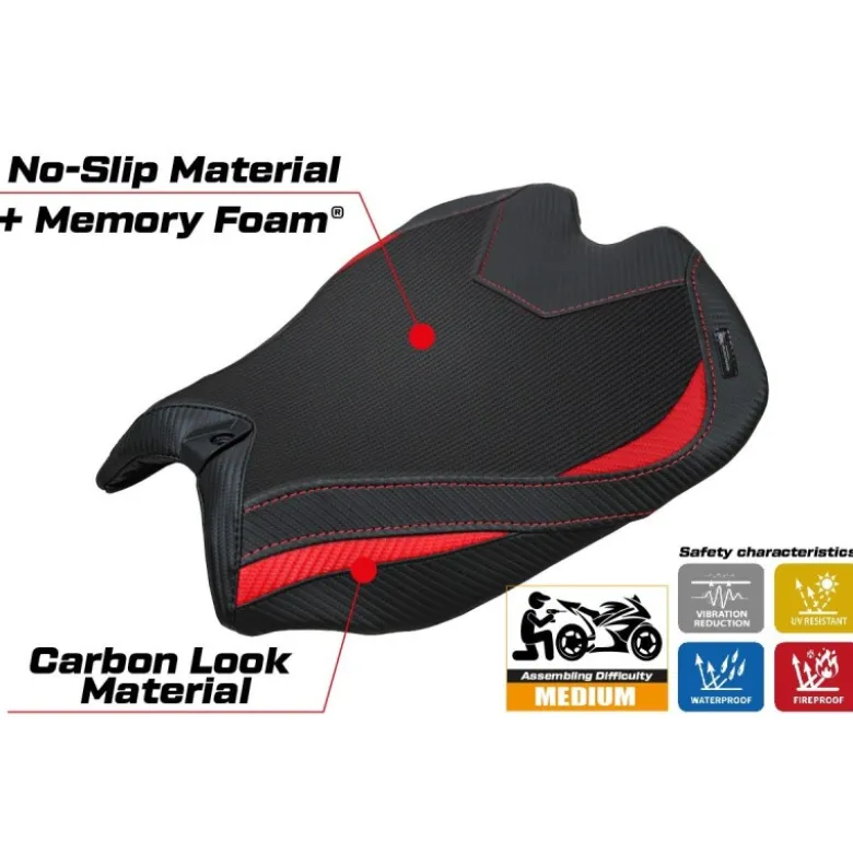 Rivestimento sella compatibile - Ducati Panigale V4 2025 - mod Argenta Comfort System
