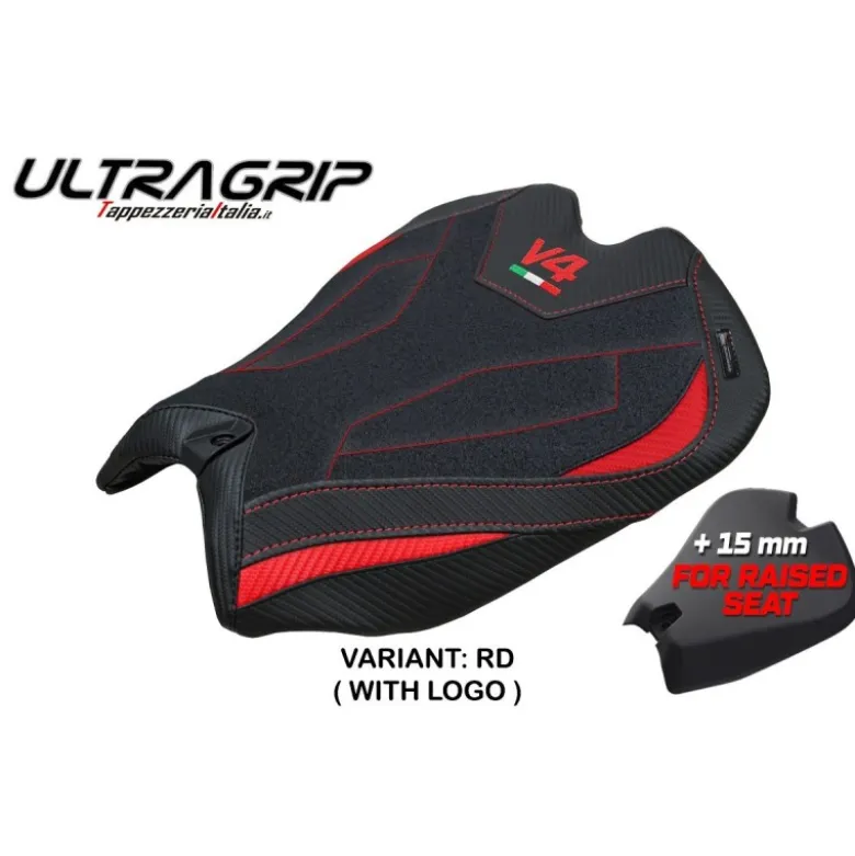 Rivestimento sella compatibile - Ducati Panigale V4 2025 - mod Argenta High Ultragrip