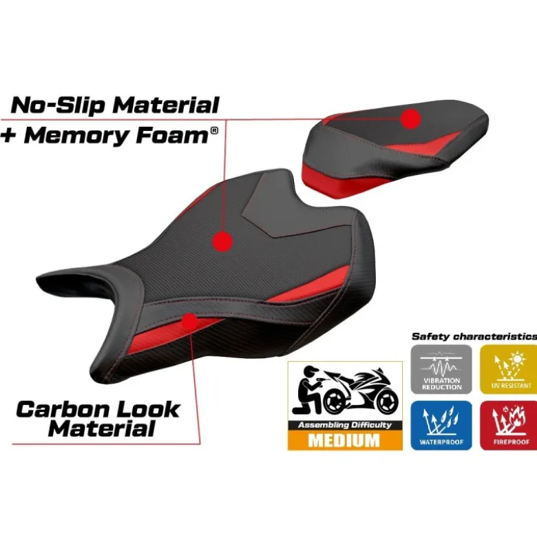 Rivestimento sella compatibile - Ducati Panigale V2 2025 - mod Asia Comfort System
