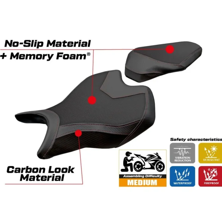 Rivestimento sella compatibile - Ducati Panigale V2 2025 - mod Asia Comfort System