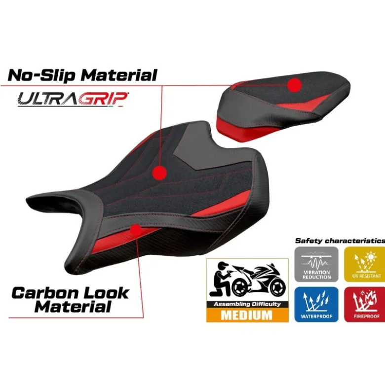 Rivestimento sella compatibile - Ducati Panigale V2 2025 - mod Asia Ultragrip