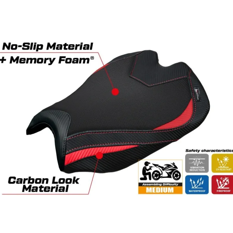 Rivestimento sella compatibile - Ducati Streetfighter V4 2025 - mod Alcara Comfort System