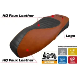 Rivestimento sella compatibile Vespa GTS 125/150/300 (09-24) modello Alicudi