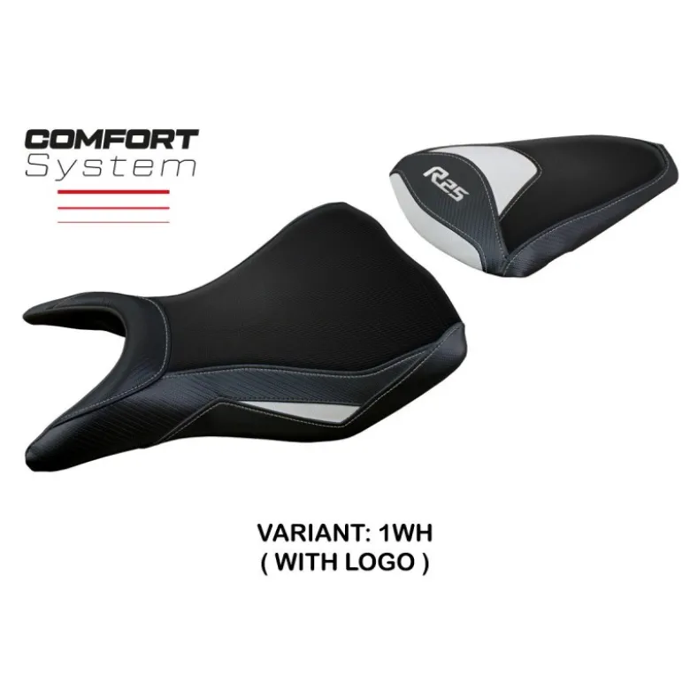 Rivestimento sella compatibile Yamaha R25 (14-20) modello Eraclea comfort system