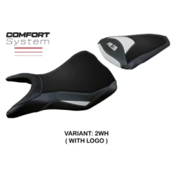 Rivestimento sella compatibile Yamaha R3 (15-23) modello Jesolo comfort system