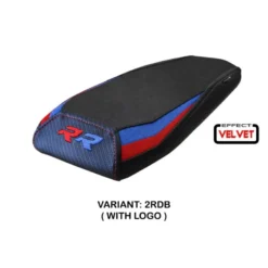 Rivestimento sella passeggero compatibile BMW M 1000 RR (22-24) modello Dresda Velvet