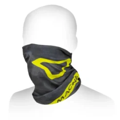 Scaldacollo Collare Macna Summer Tube Logo Grigio Giallo