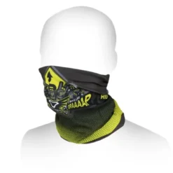 Scaldacollo Collare Macna Summer Tube Logo Grigio Nero