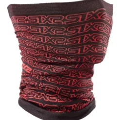 Scaldacollo Multiuso Sixs TBX V2 Logo Nero Rosso