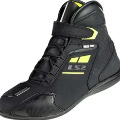 Scarpe Moto Donna Ls2 Garra WP Nero H-V Giallo