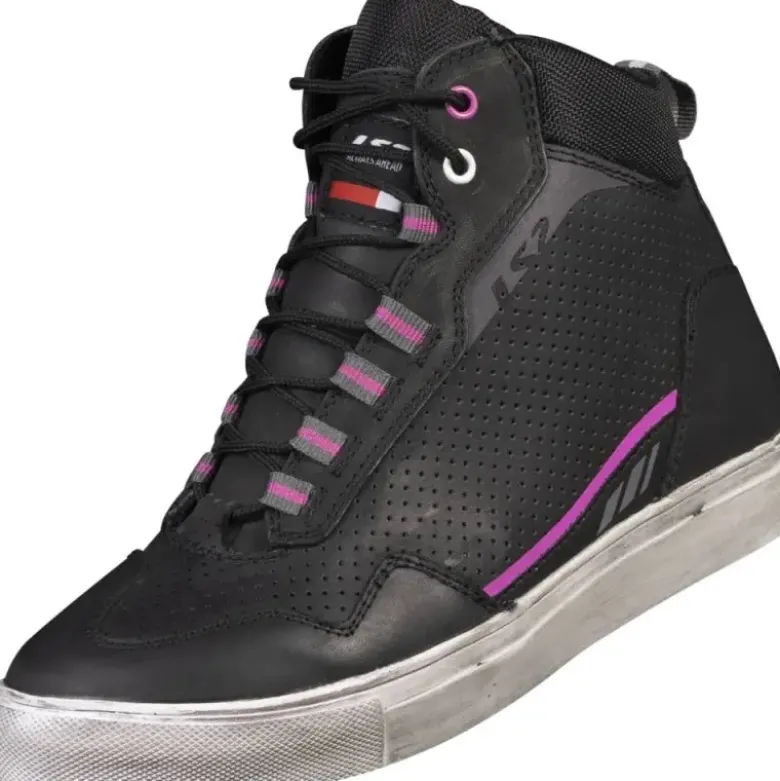 Scarpe Moto Donna Ls2 Zoe Nero Rosa