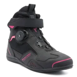 Scarpe Moto Donna Rebelhorn Spark II Nero Rosa