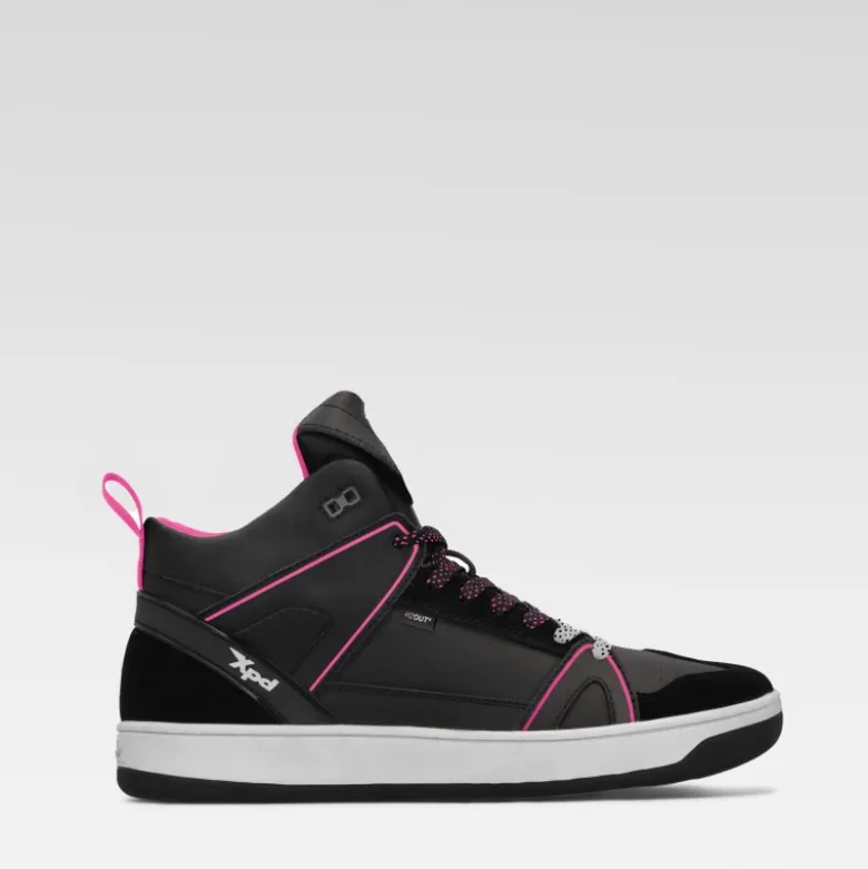 Scarpe Moto Donna XPD MOTO-1 Lady H2OUT Nero Fucsia