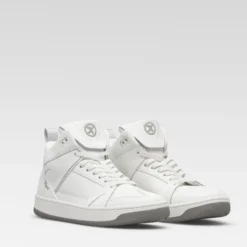 Scarpe Moto Donna XPD Moto-1 Leather Lady Bianco