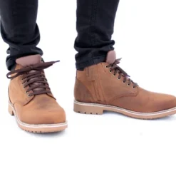 Scarpe Moto Harisson Custer Marrone