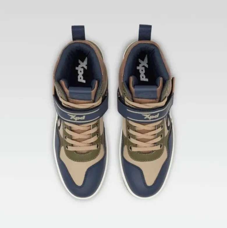 Scarpe Moto XPD Moto Pro Verde Scuro Beige
