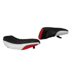 Sella Anteriore Per Benelli Trk 702 Rossa E Nera Con Dettagli Bianchi