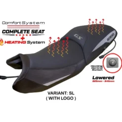Sella completa compatibile - BMW R 1300 GS 2023-2025 - mod Dorfen Comfort System - Ribassata