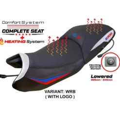 Sella completa compatibile - BMW R 1300 GS 2023-2025 - mod Dorfen Comfort System - Ribassata