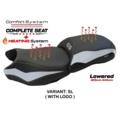 Sella completa compatibile - BMW R 1200 GS - mod Mainz Comfort System - Ribassata