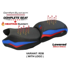 Sella completa compatibile - BMW R 1200 GS - mod Mainz Comfort System - Ribassata