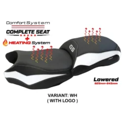 Sella completa compatibile - BMW R 1200 GS - mod Mainz Comfort System - Ribassata