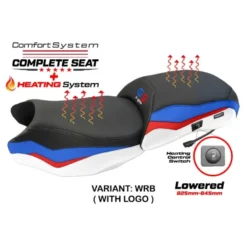 Sella completa compatibile - BMW R 1250 GS 2019-2023 - mod Paphos Heating Complete Comfort Seat - Ribassata