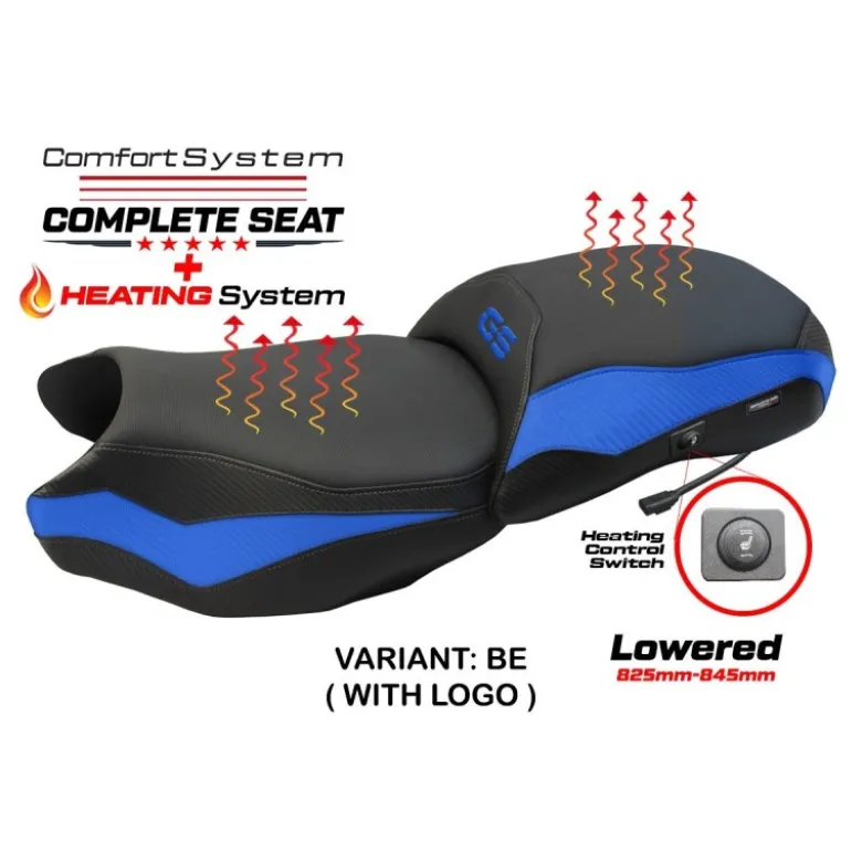 Sella completa compatibile - BMW R 1250 GS 2019-2023 - mod Paphos Heating Complete Comfort Seat - Ribassata