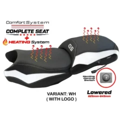 Sella completa compatibile - BMW R 1250 GS 2019-2023 - mod Paphos Heating Complete Comfort Seat - Ribassata