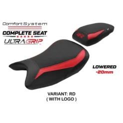 Sella completa compatibile - BMW S 1000 RR 2019-2025 - mod Varel Ultragrip Comfort System - Ribassata