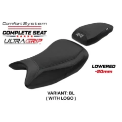 Sella completa compatibile - BMW S 1000 RR 2019-2025 - mod Varel Ultragrip Comfort System - Ribassata