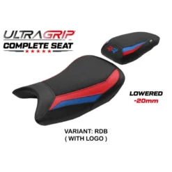 Sella completa compatibile - BMW S 1000 RR 2019-2025 - mod Varel Ultragrip - Ribassata